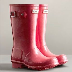 Big Girls Hunter Starcloud Glitter Rain Boots